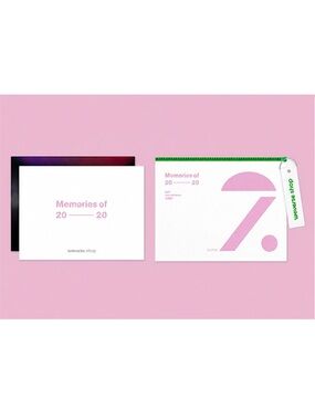 BTS 2020 MEMORIES BLU-RAY WEVERSE SHOP PRE-ORDER GIFT POUCH+3D MINI POSTER